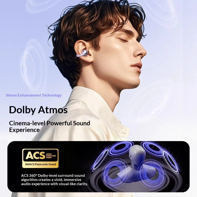 OWS Clip-On Wireless Bluetooth Earphones