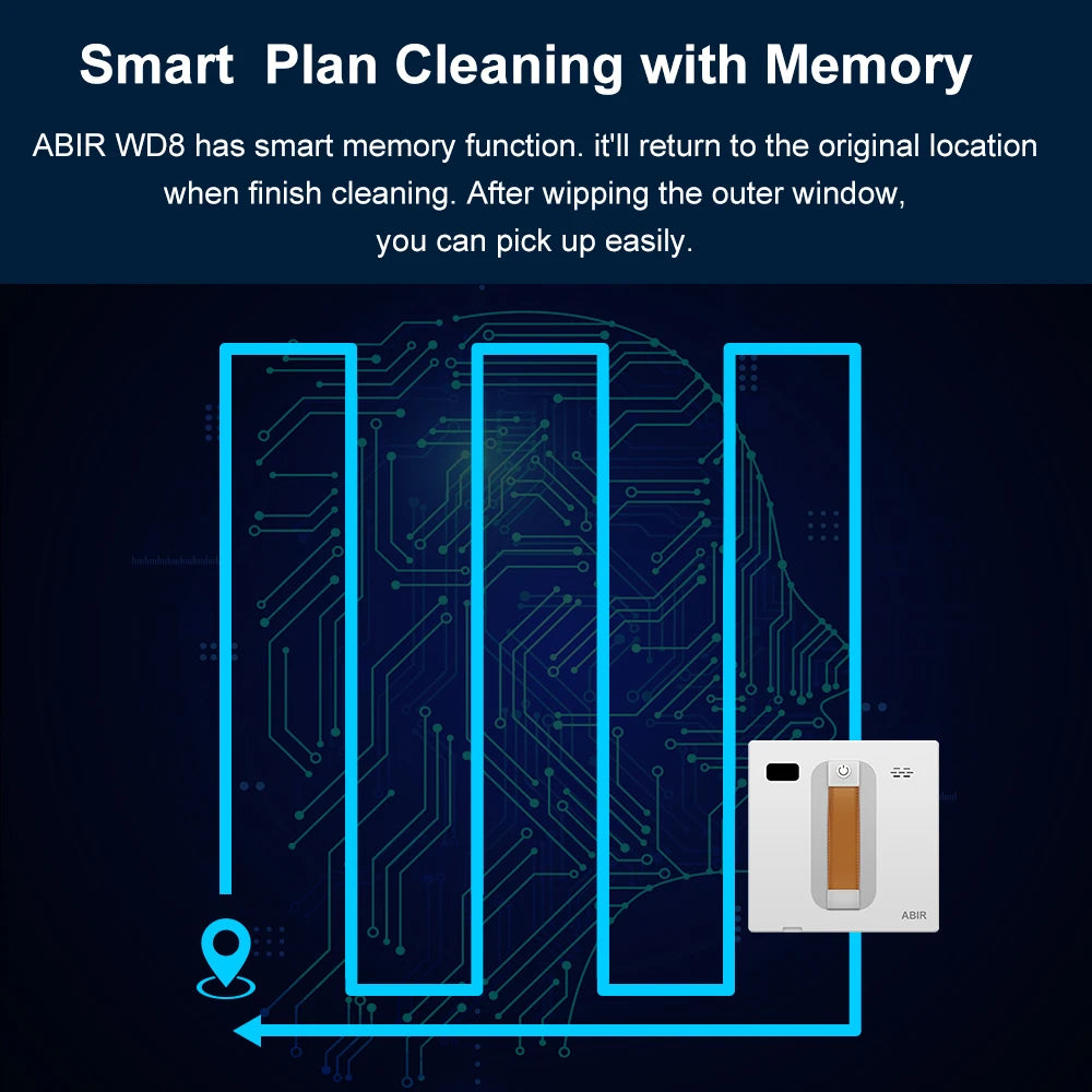 ABIR WD8 Smart Window Cleaning Robot