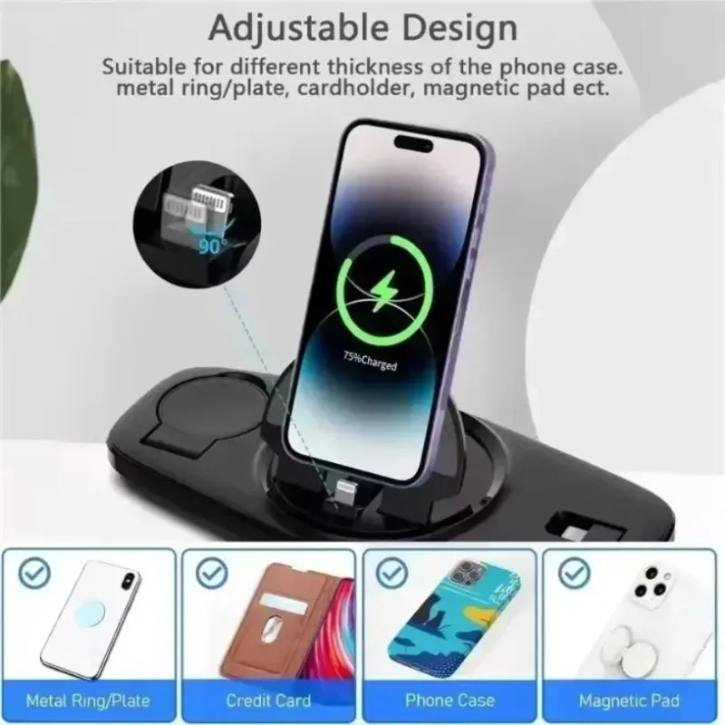 3-in-1 Desktop Wireless Charging Station