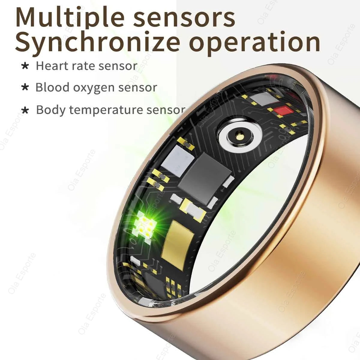 IP68 Smart Ring Health Tracker