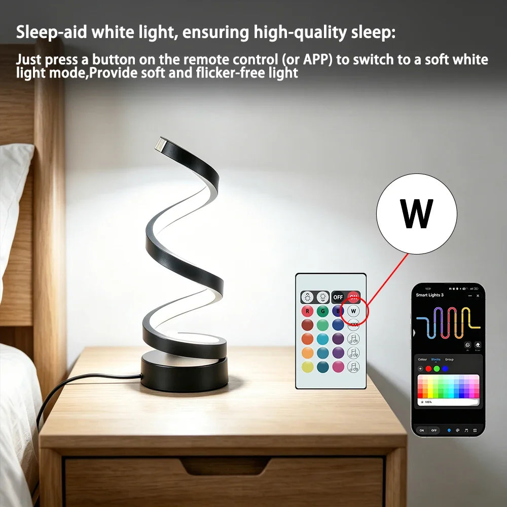 Tuya Smart RGBW LED Table Lamp
