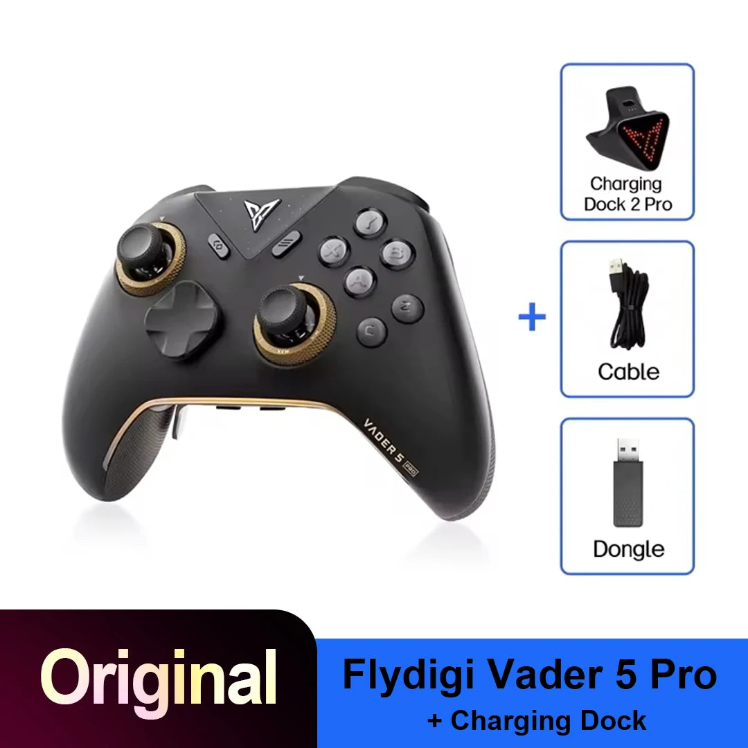 Flydigi Vader 5 Pro Gamepad With Hall Rocker Athletic Vibrate Trigger Gaming Controller For NS Mobile TV PC