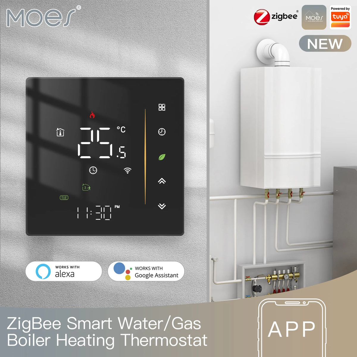 MOES ZigBee Smart Heating Thermostat