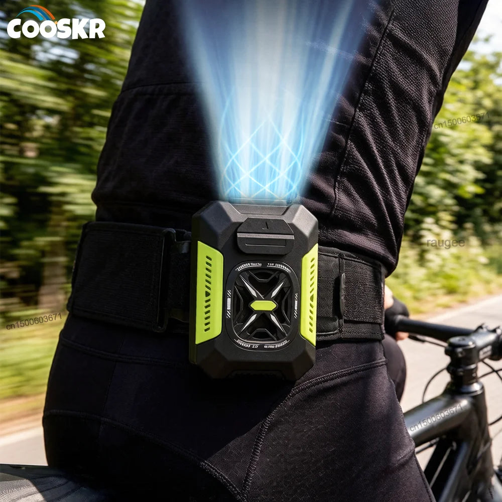 5000mAh Rechargeable Waist Clip Fan