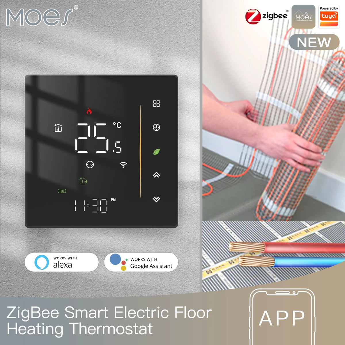 MOES ZigBee Smart Heating Thermostat