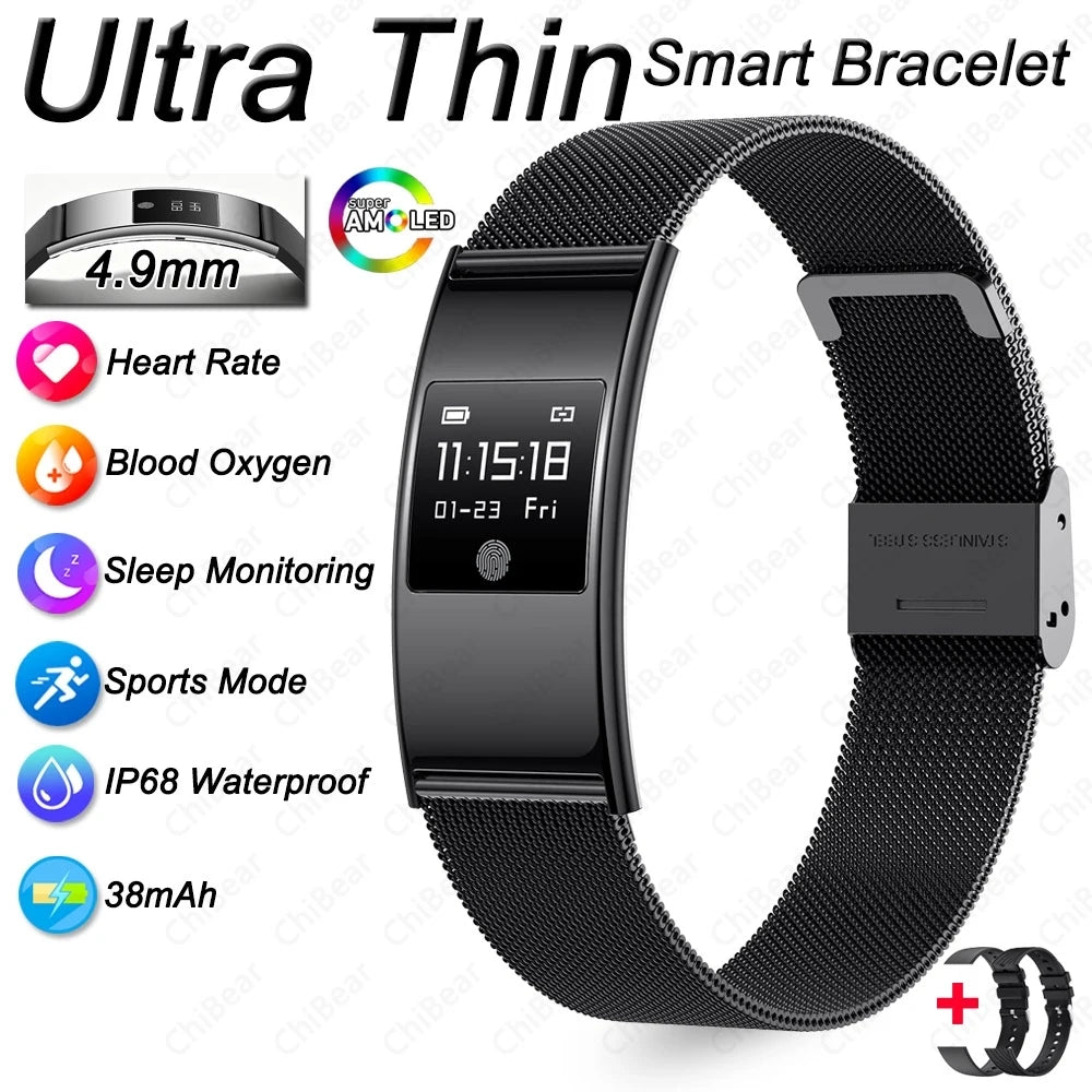 Ultra Slim Health Monitoring Smartwatch