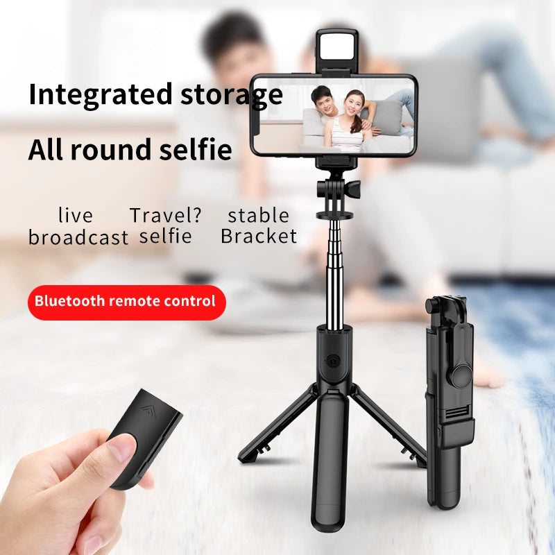 Bluetooth Smartphone Tripod With Fill Light