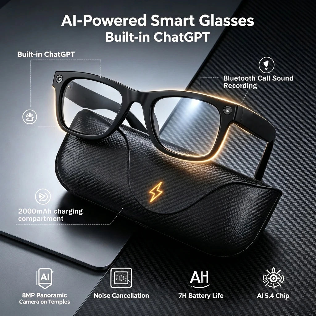MT5 Ultra AI Translation Smart Glasses