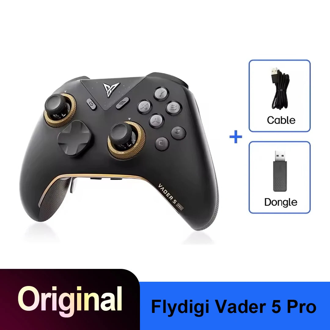 Flydigi Vader 5 Pro Gamepad With Hall Rocker Athletic Vibrate Trigger Gaming Controller For NS Mobile TV PC