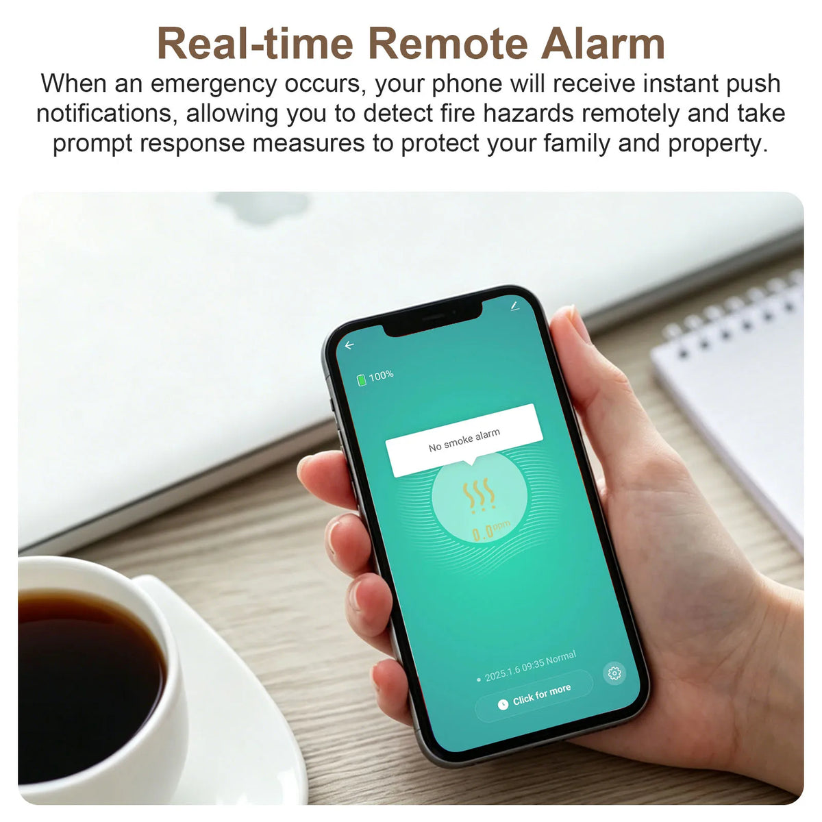 Tuya ZigBee Smart Smoke Detector