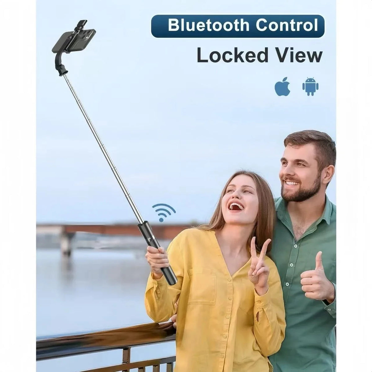 1700mm Wireless Selfie Stick Tripod