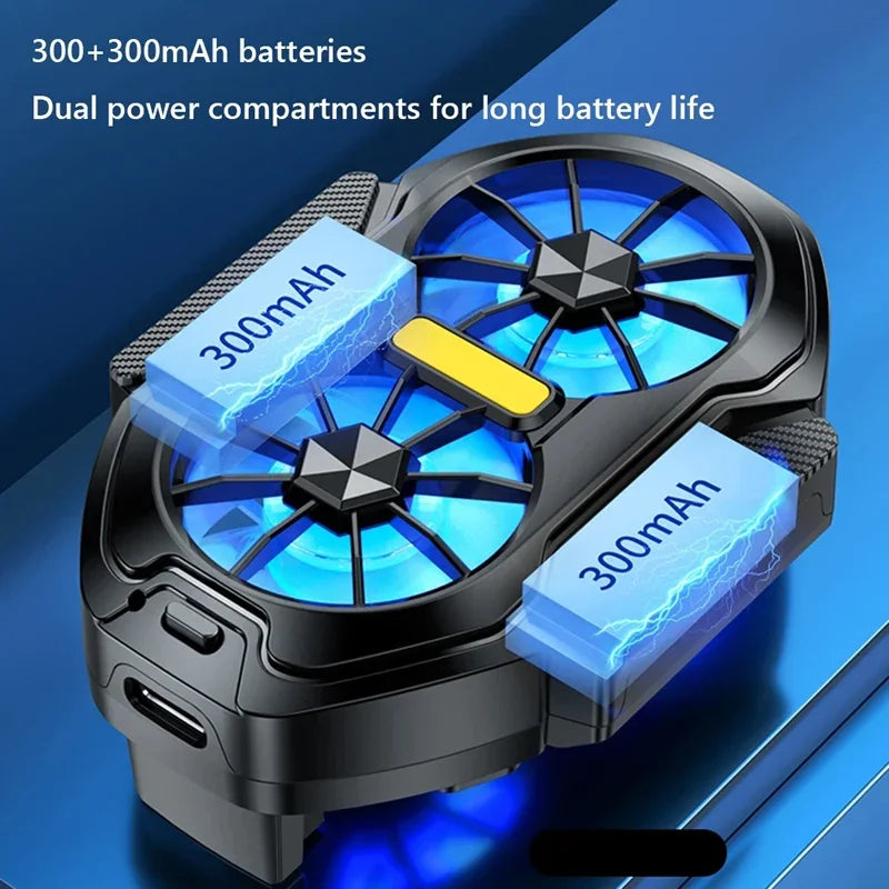 FS01 Dual Fan Phone Cooler