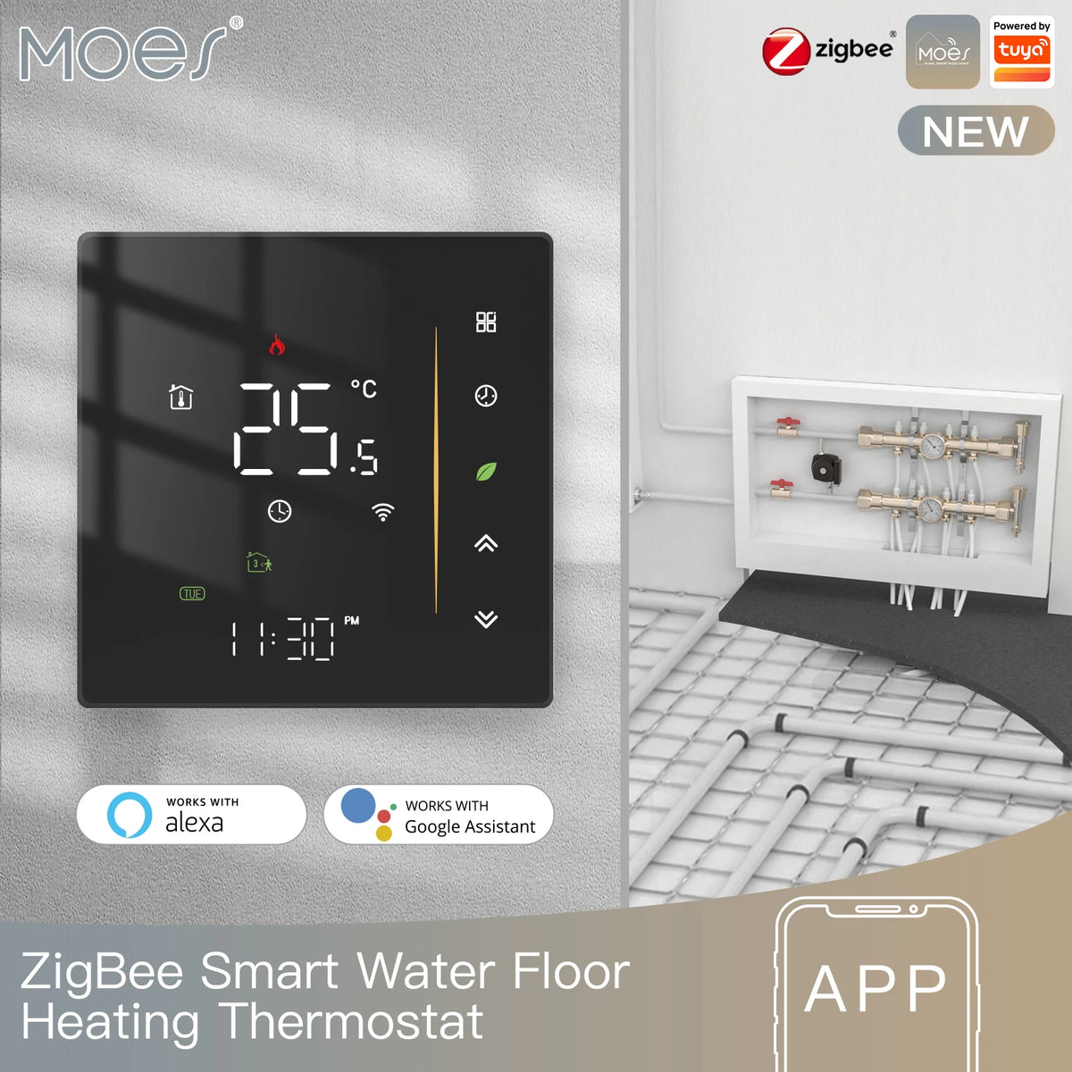 MOES ZigBee Smart Heating Thermostat