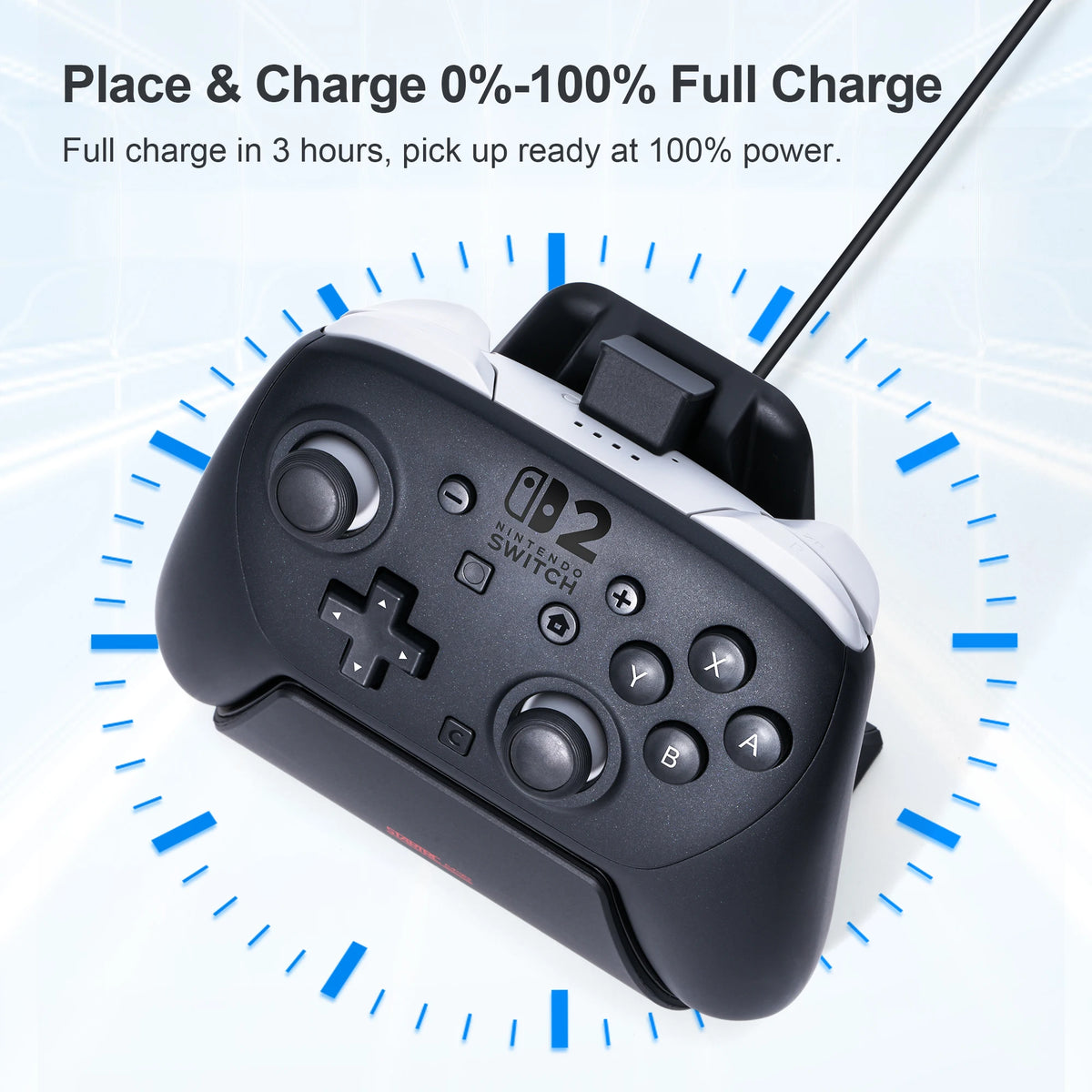 Switch 2 Pro Controller Charging Dock