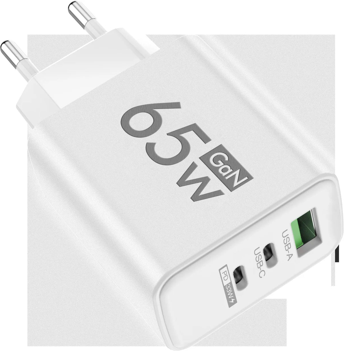 65W GaN USB-C Fast Charger