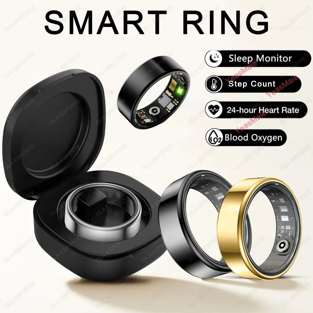 IP68 Smart Ring Health Tracker
