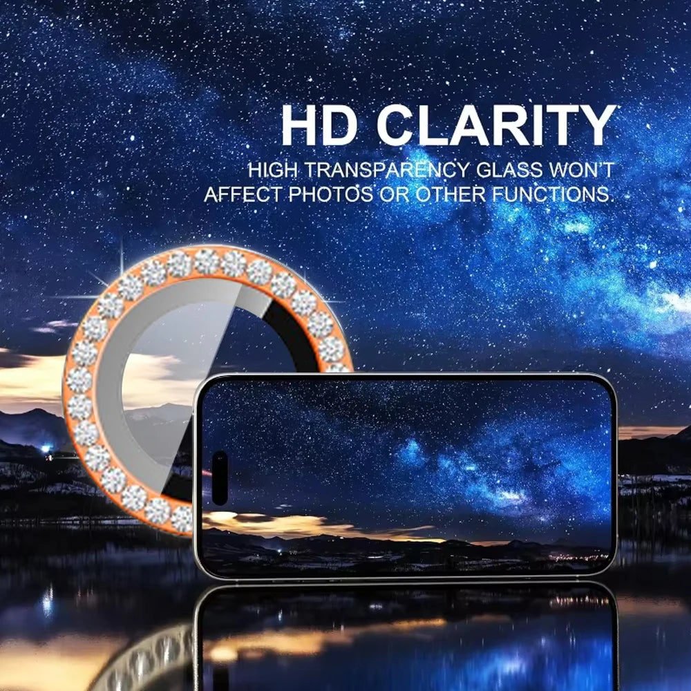 Diamond iPhone Camera Lens Protector