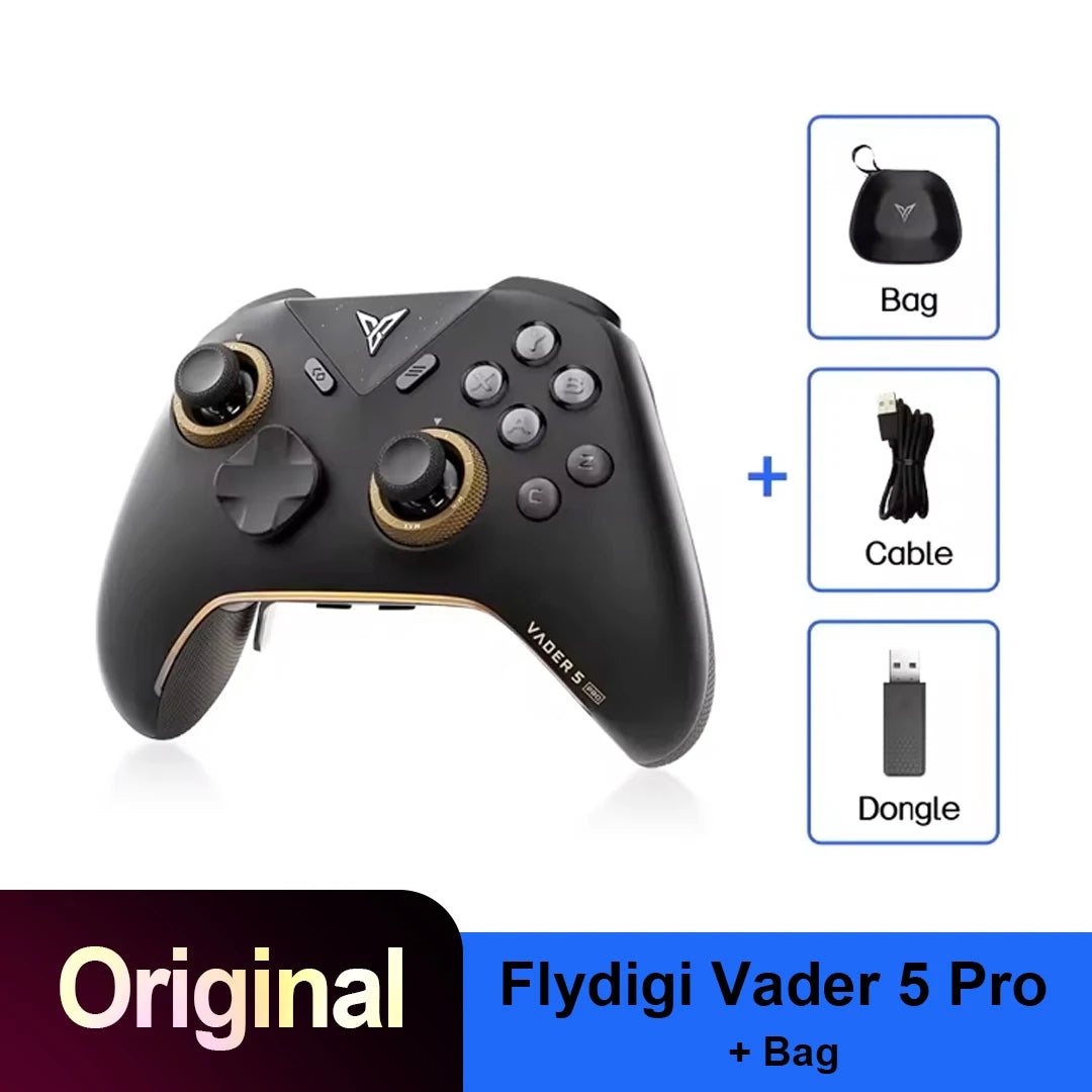 Flydigi Vader 5 Pro Gamepad With Hall Rocker Athletic Vibrate Trigger Gaming Controller For NS Mobile TV PC