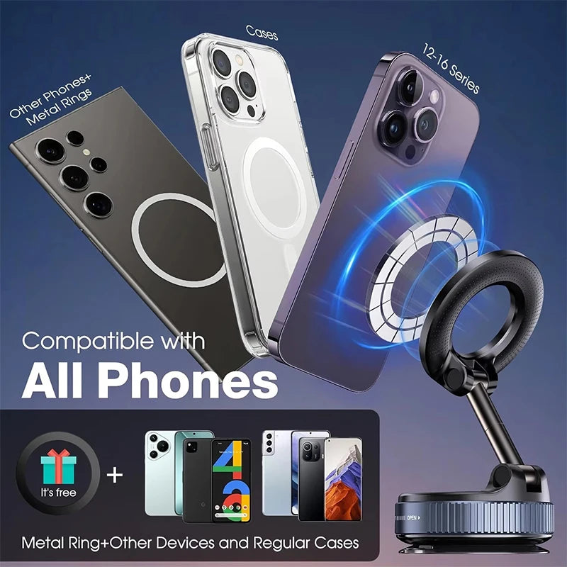 Magnetic Adjustable Car Phone Holder