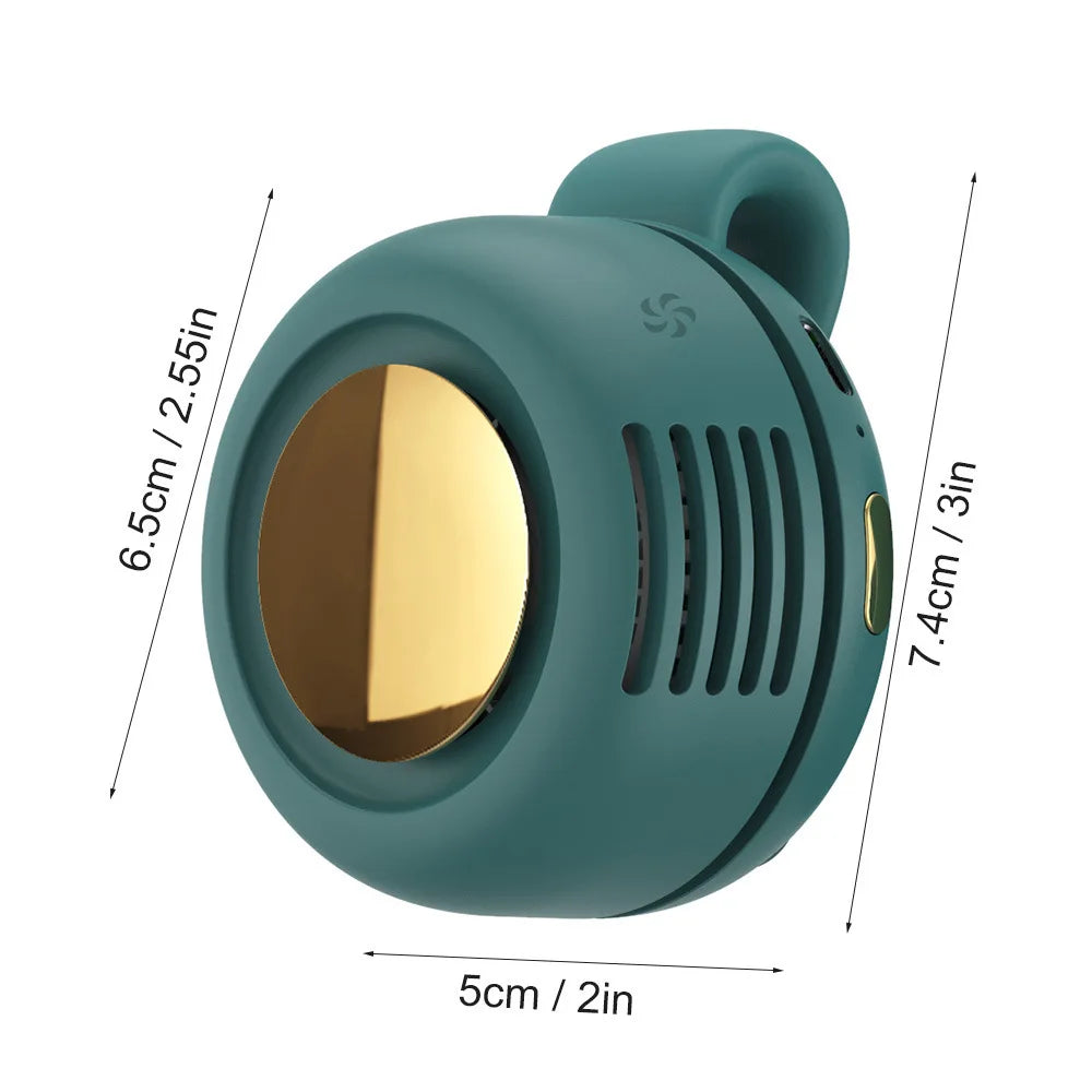 USB Rechargeable Neck Hanging Fan
