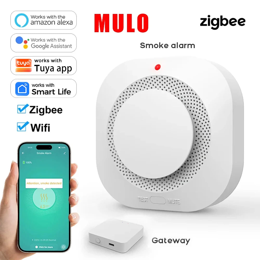 Tuya ZigBee Smart Smoke Detector