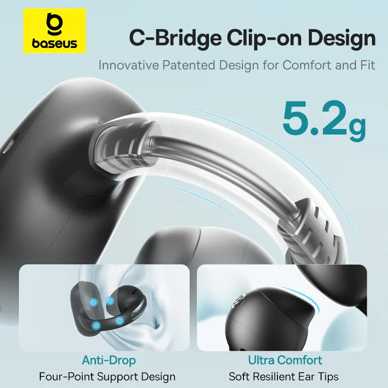 Baseus Bowie MC1 Clip-On Earphones