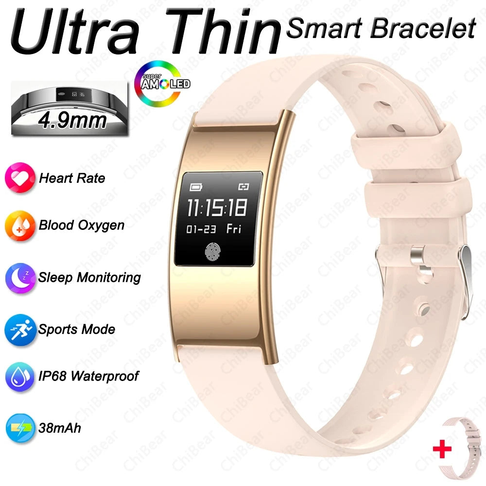 Ultra Slim Health Monitoring Smartwatch