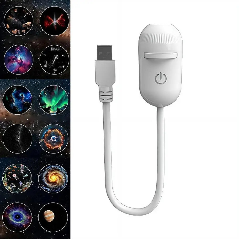 2-in-1 LED Galaxy Star Projector