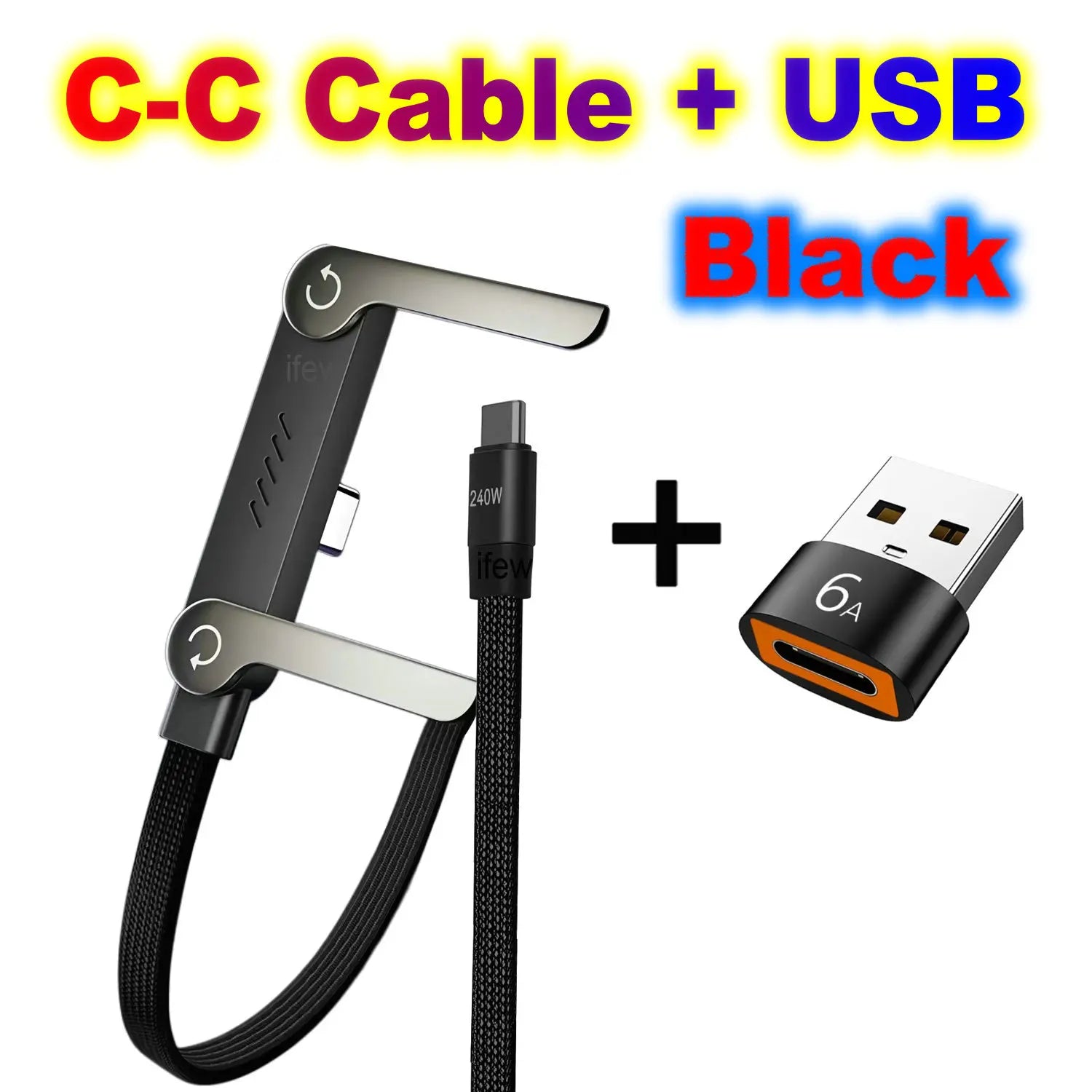 240W USB-C Foldable Phone Charger