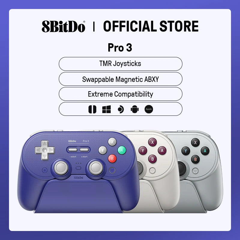 8BitDo Pro 3 Wireless Gaming Controller