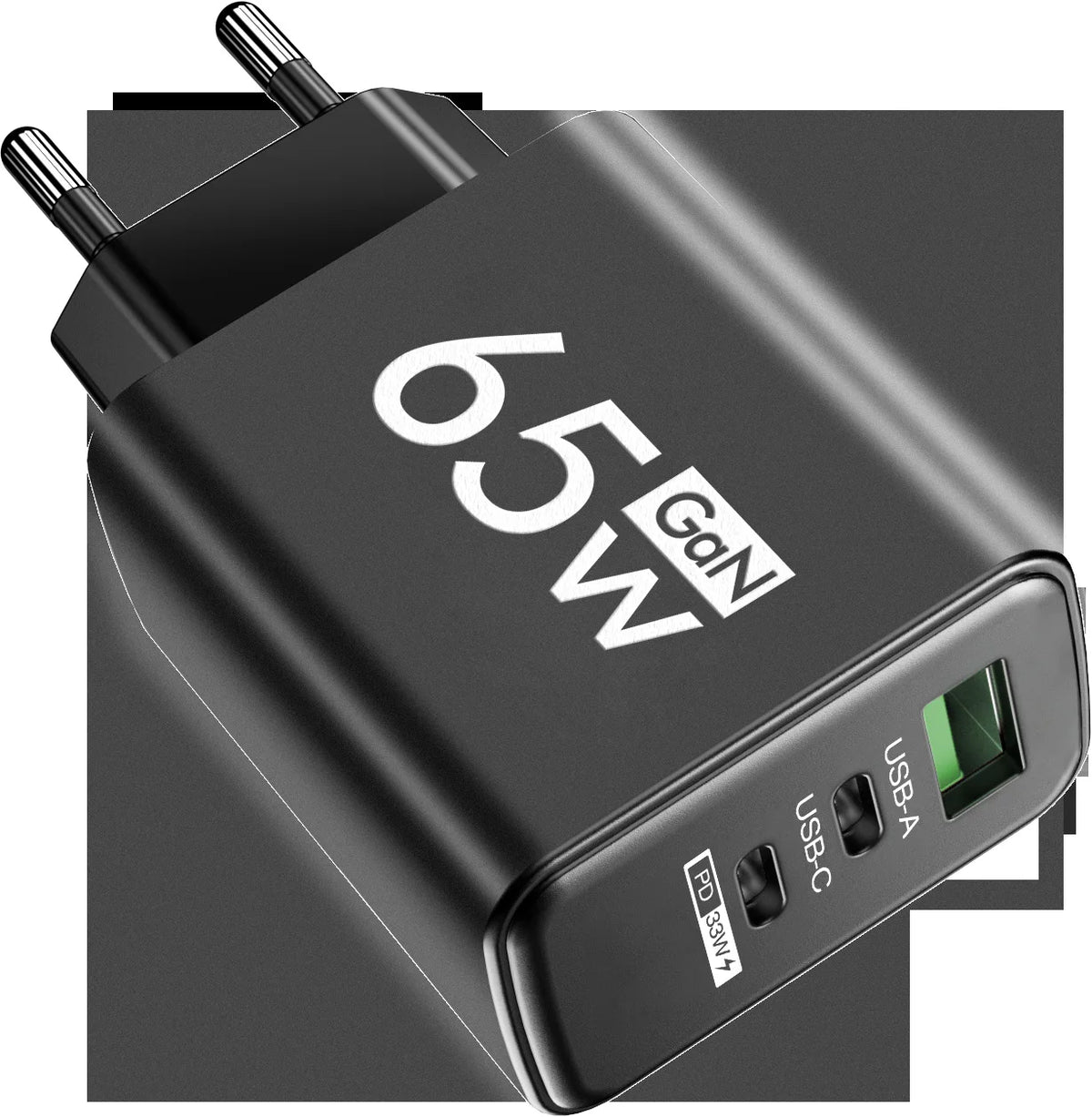 65W GaN USB-C Fast Charger