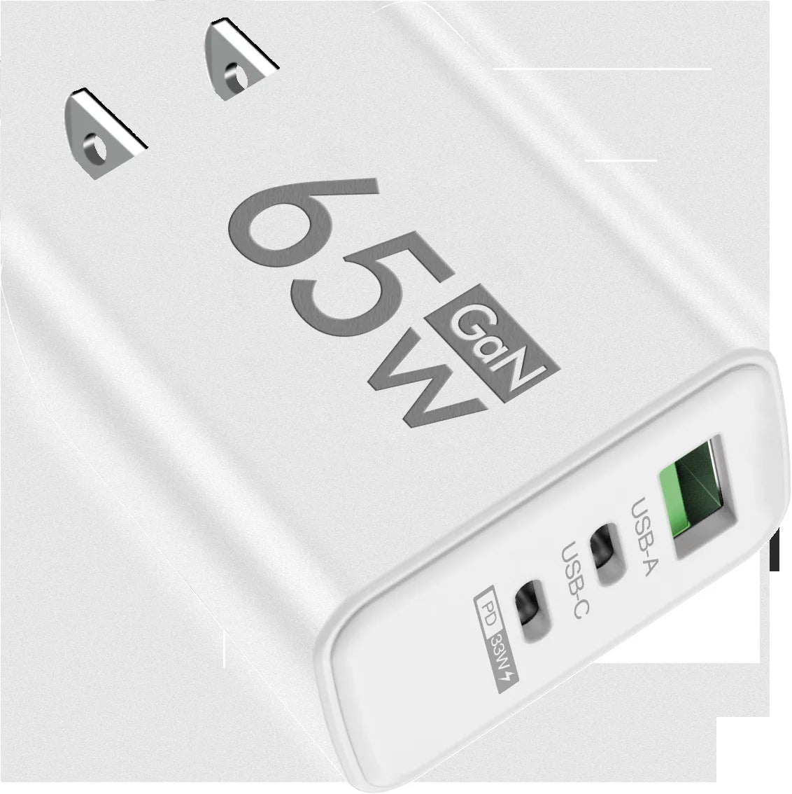 65W GaN USB-C Fast Charger