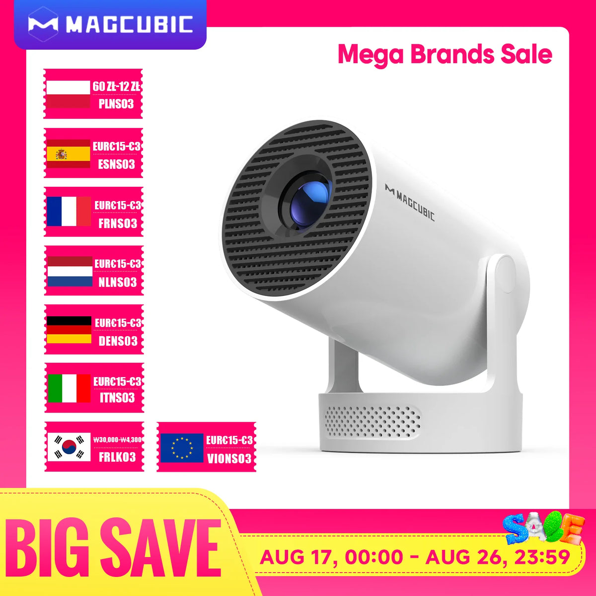 Magcubic HY300 Pro Smart Projector
