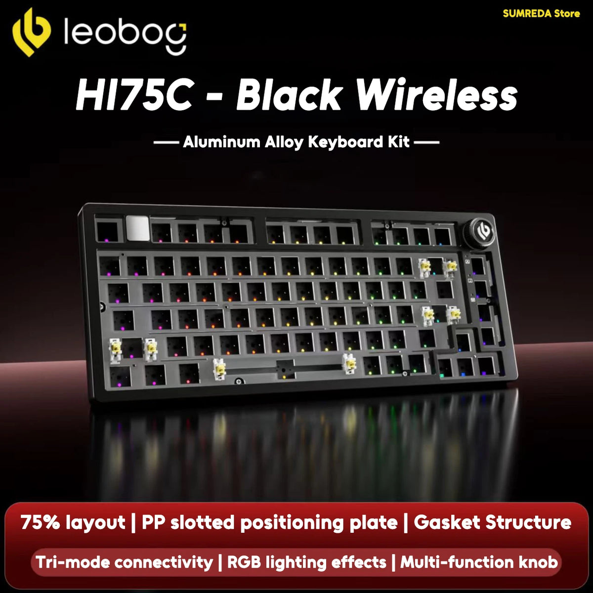 LEOBOG Hi75 Pro Wireless Mechanical Keyboard