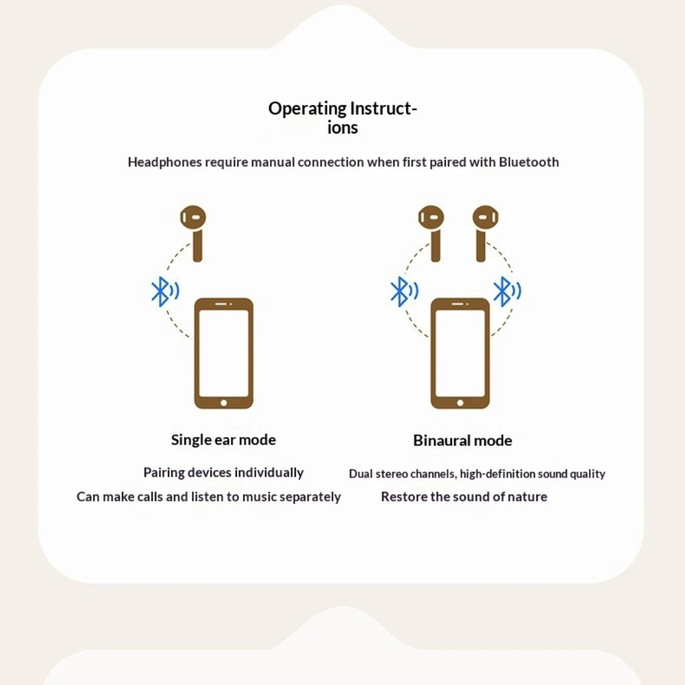 Q87 OWS Wireless Clip-On Earphones