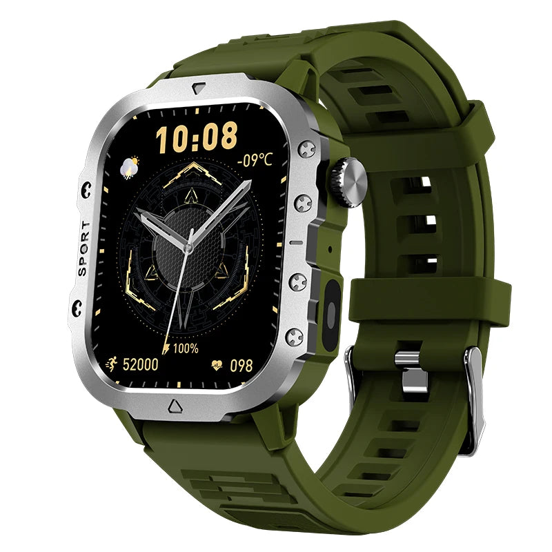 Outdoor 2.01'' Men's Smartwatches Flashlight Fitness Clock Wireless Call Sports Wrist Smart Watches for Women IOS Android 2026