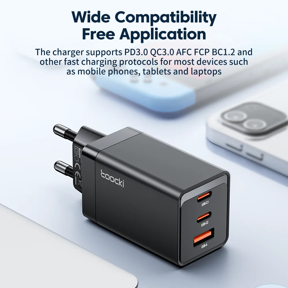 Toocki 67W GaN USB-C Charger