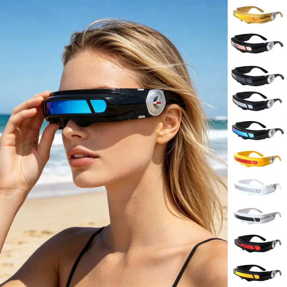 Cyberpunk UV400 Metal Frame Sunglasses