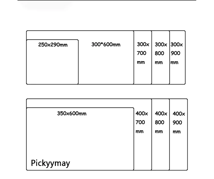 Large 100x50cm Gaming Mouse Pad