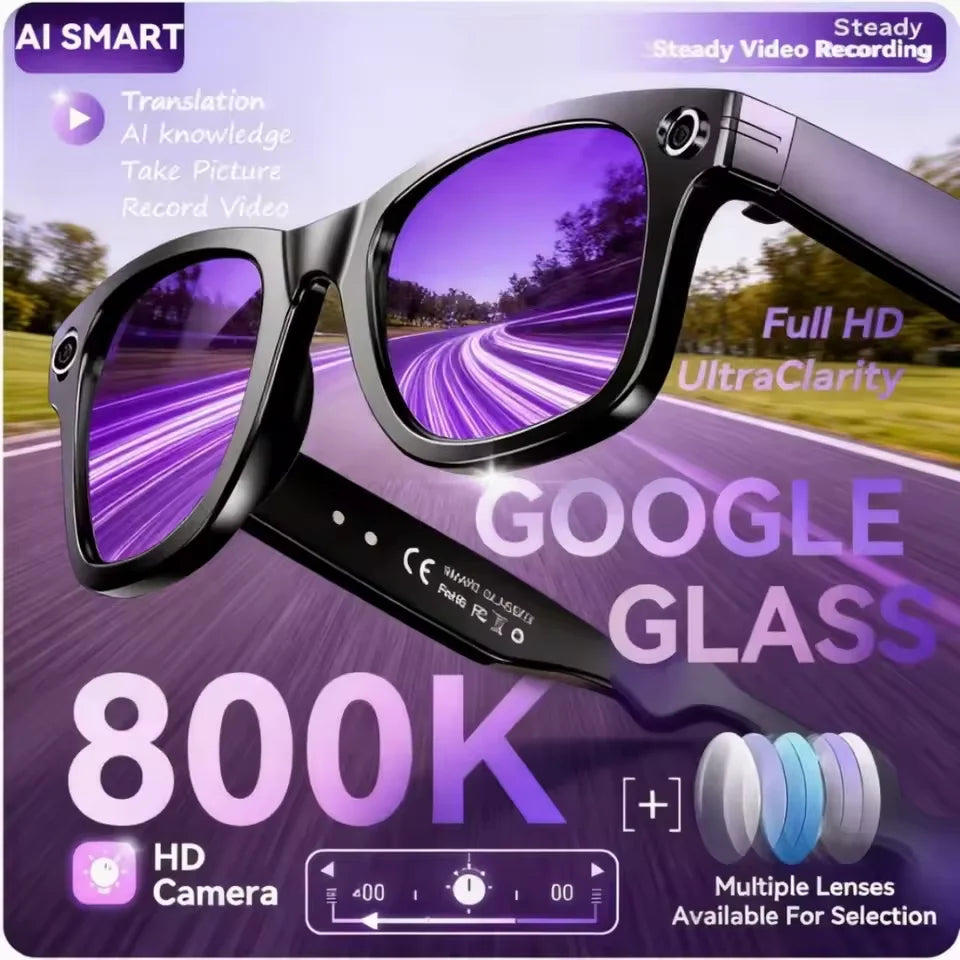 800W AI Smart Translation Glasses