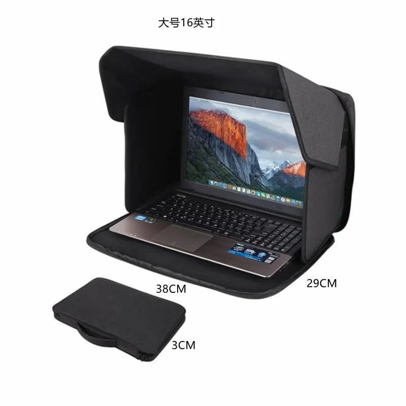 Foldable Laptop Anti-Glare Sun Hood