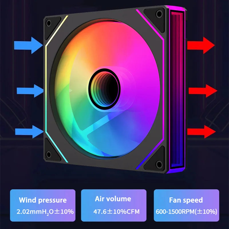 140mm ARGB Infinity Mirror PC Fan