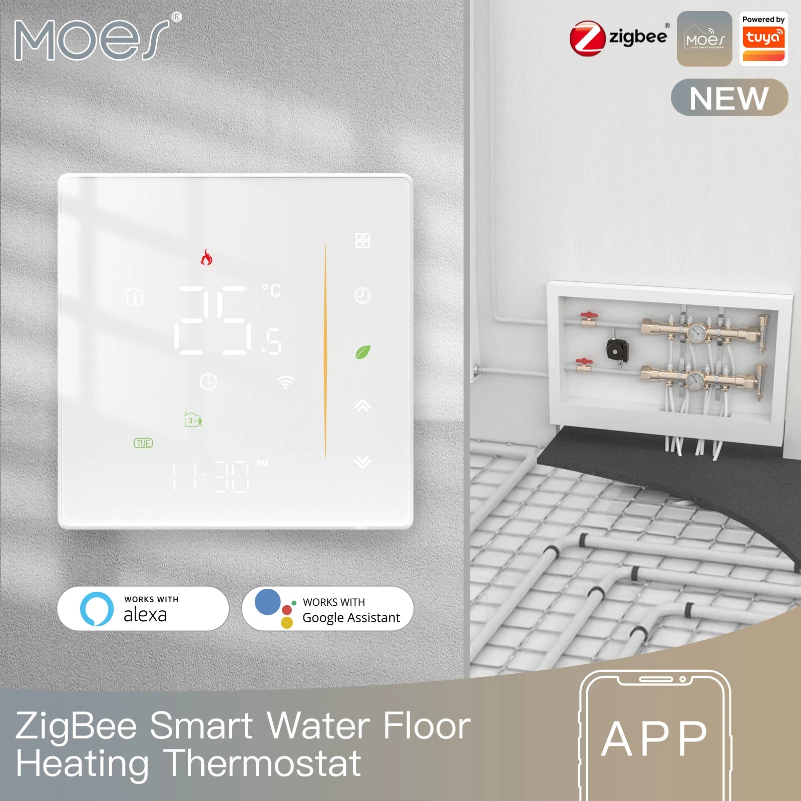 MOES ZigBee Smart Heating Thermostat