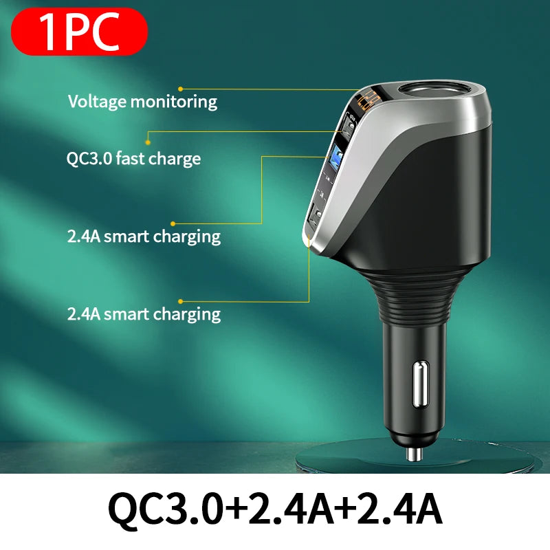 66W Fast Charging Car Charger