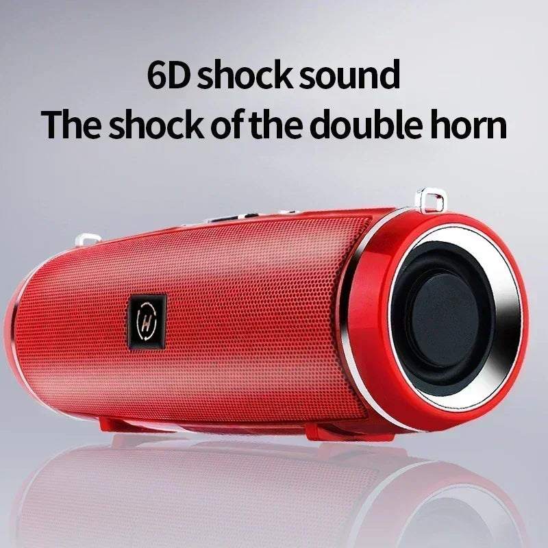 Portable Waterproof Bluetooth Bass Speaker