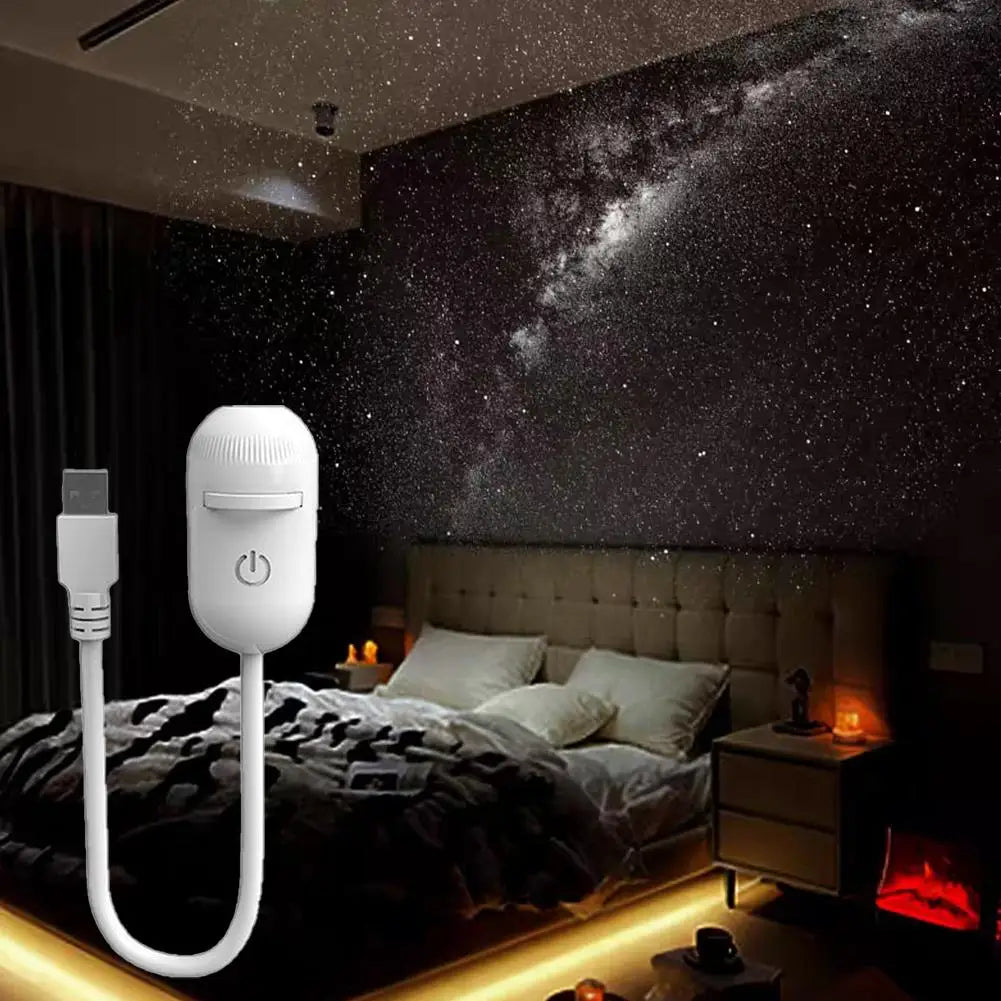 2-in-1 LED Galaxy Star Projector