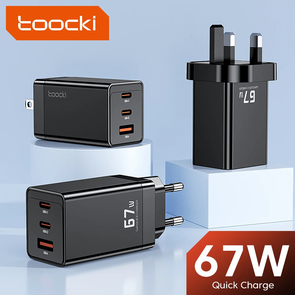 Toocki 67W GaN USB-C Charger