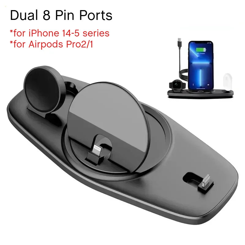 3-in-1 Desktop Wireless Charging Station