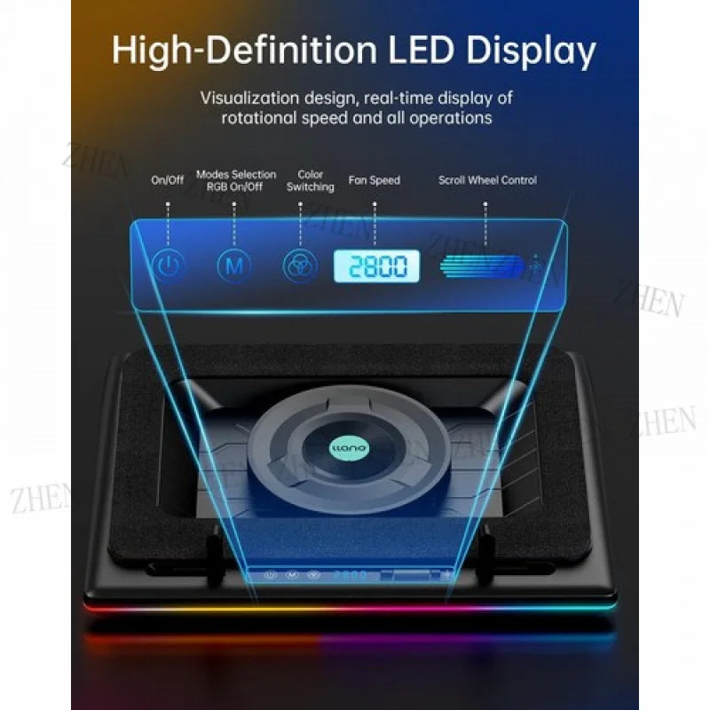 Liano V12 Ultra RGB Laptop Cooler
