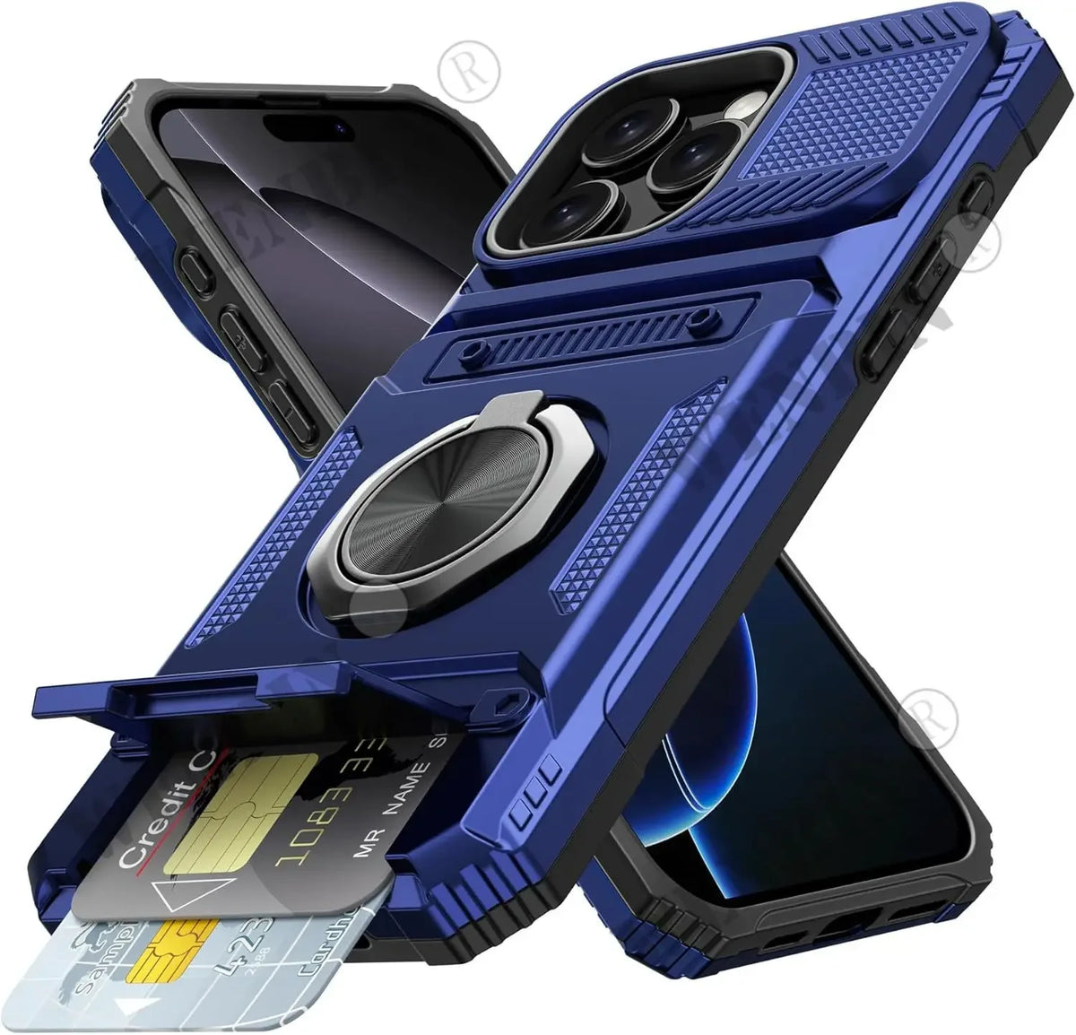 Magnetic iPhone Kickstand Wallet Case